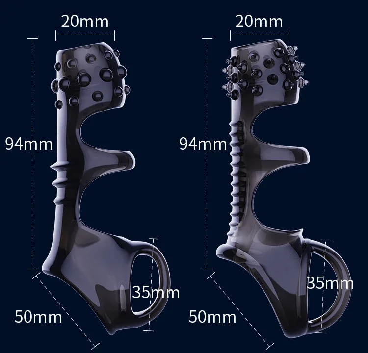 Silicone Reusable Bondage Delayed Ejaculation Penis Rooster Chastity Set Sex Toys For Men Stimulate Women Clitoris Sex Products