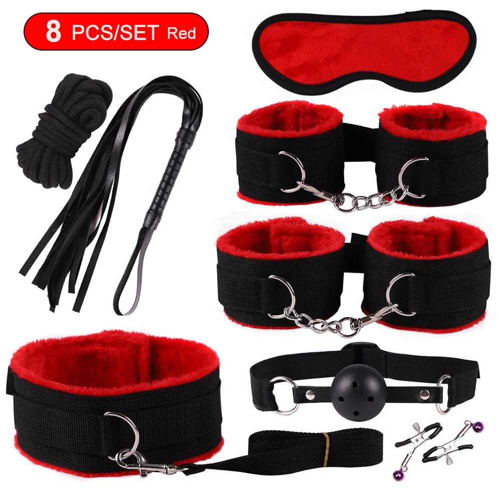 Sex Toys Bdsm sexual jugetes kit sex toys for couples Sex Bondage Set Handcuffs Sex Games Shackles Nipple Clamp adult sexy toys Sex Toys Bdsm sexual jugetes kit sex toys for couples Sex Bondage Set Handcuffs Sex Games Shackles Nipple Clamp adult sexy toys