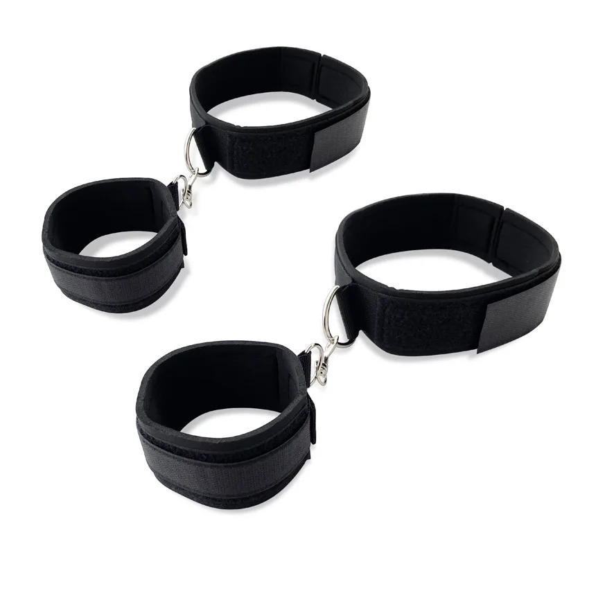 Adult Sex Products Erotic Bondage Bed Games BDSM Sex Bondage Set Women Handcuffs Ankle Cuff Restraints Sex Toys for Couples Anal