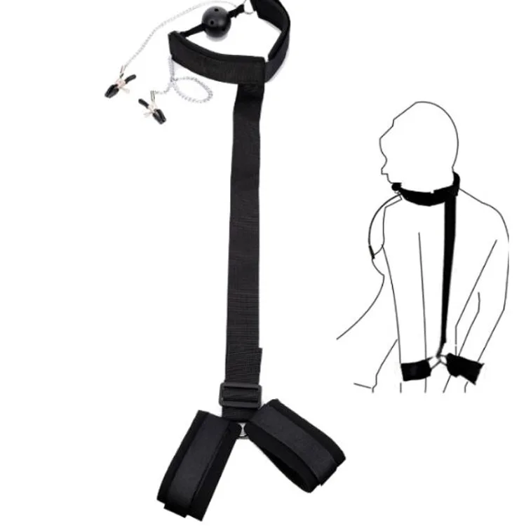 Adult Sex Products Erotic Bondage Bed Games BDSM Sex Bondage Set Women Handcuffs Ankle Cuff Restraints Sex Toys for Couples Anal