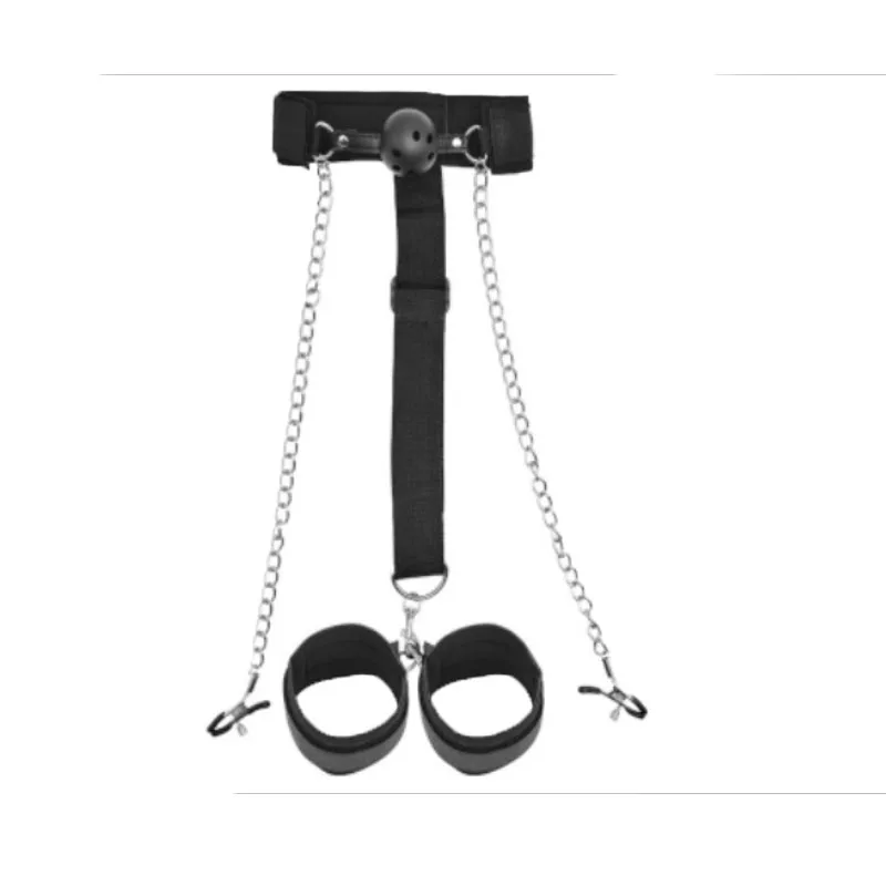Adult Sex Products Erotic Bondage Bed Games BDSM Sex Bondage Set Women Handcuffs Ankle Cuff Restraints Sex Toys for Couples Anal