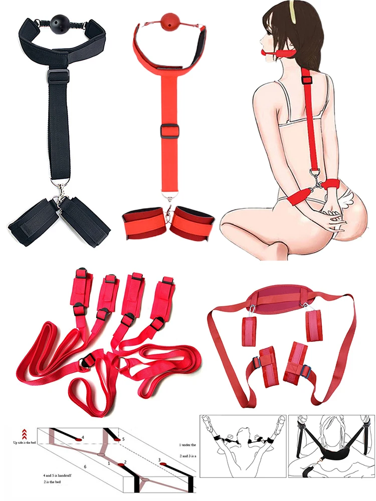 BDSM Bondage Gear Kit Erotic Sex Toys Adult Gmaes Bandage Obedience Slave And Master Couple Role Play Exotic Accessories Sexshop BDSM Bondage Gear Kit Erotic Sex Toys Adult Gmaes Bandage Obedience Slave And Master Couple Role Play Exotic Accessories Sexshop
