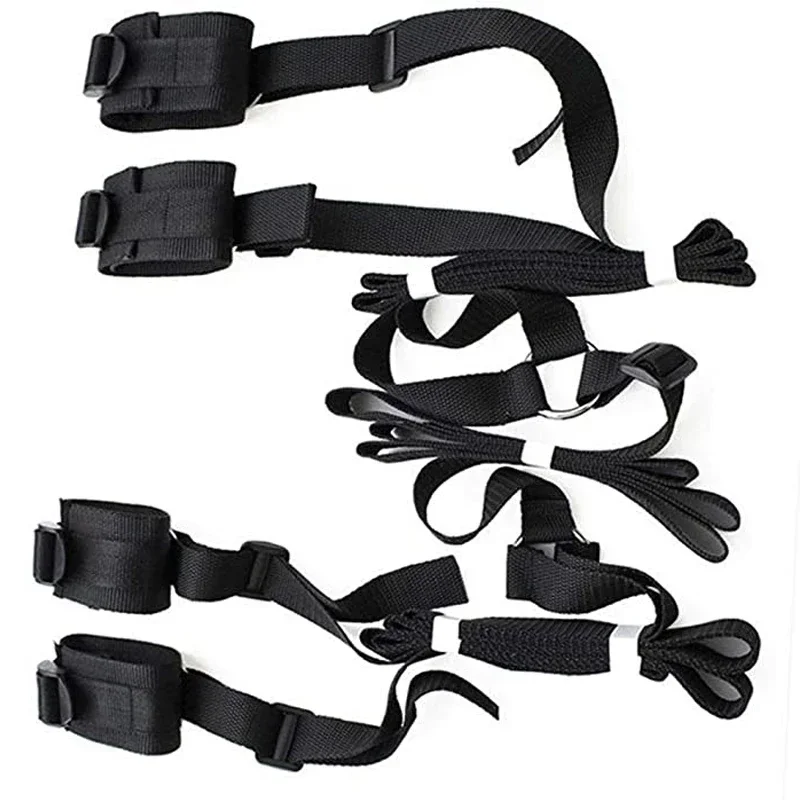 Adult Erotic Toy Handcuffs Ankle Cuffs BDSM Bondage Bed Restraint Bondage Sex Products Sex Toys Couples Collar Bdsm Kit Sm Goods