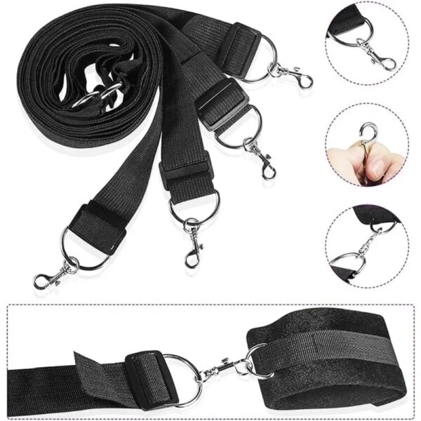 Adult Erotic Toy Handcuffs Ankle Cuffs BDSM Bondage Bed Restraint Bondage Sex Products Sex Toys Couples Collar Bdsm Kit Sm Goods