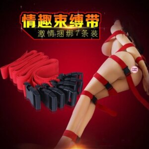 Special binding straps for alternative fun toys 7 combination straps for easy binding SM alternative toy binding