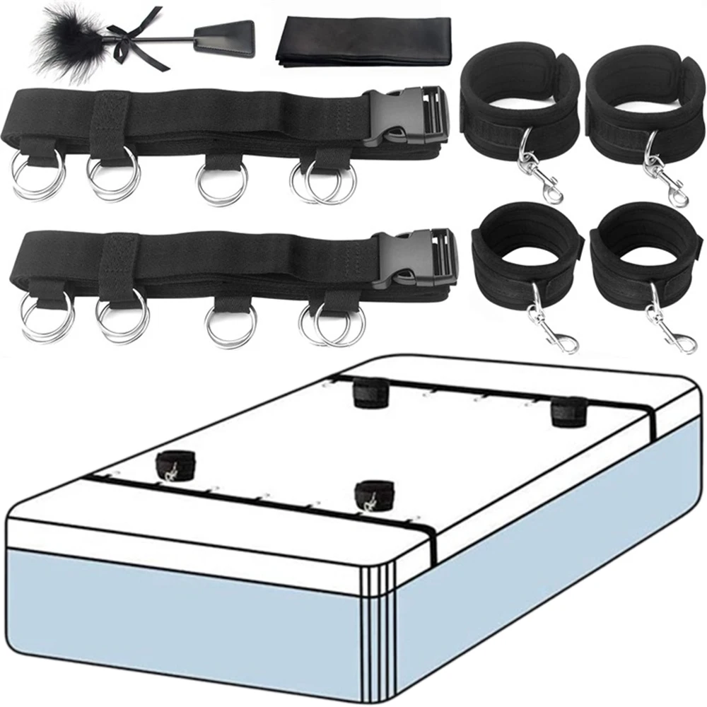 BDSM Set Toy Sex Handcuffs for Couple Adult Kit Bdsm Whip Anal Plug Vibrator Blindfold Strapon Bed Bondage Sexual Handcuffs Sexy BDSM Set Toy Sex Handcuffs for Couple Adult Kit Bdsm Whip Anal Plug Vibrator Blindfold Strapon Bed Bondage Sexual Handcuffs Sexy