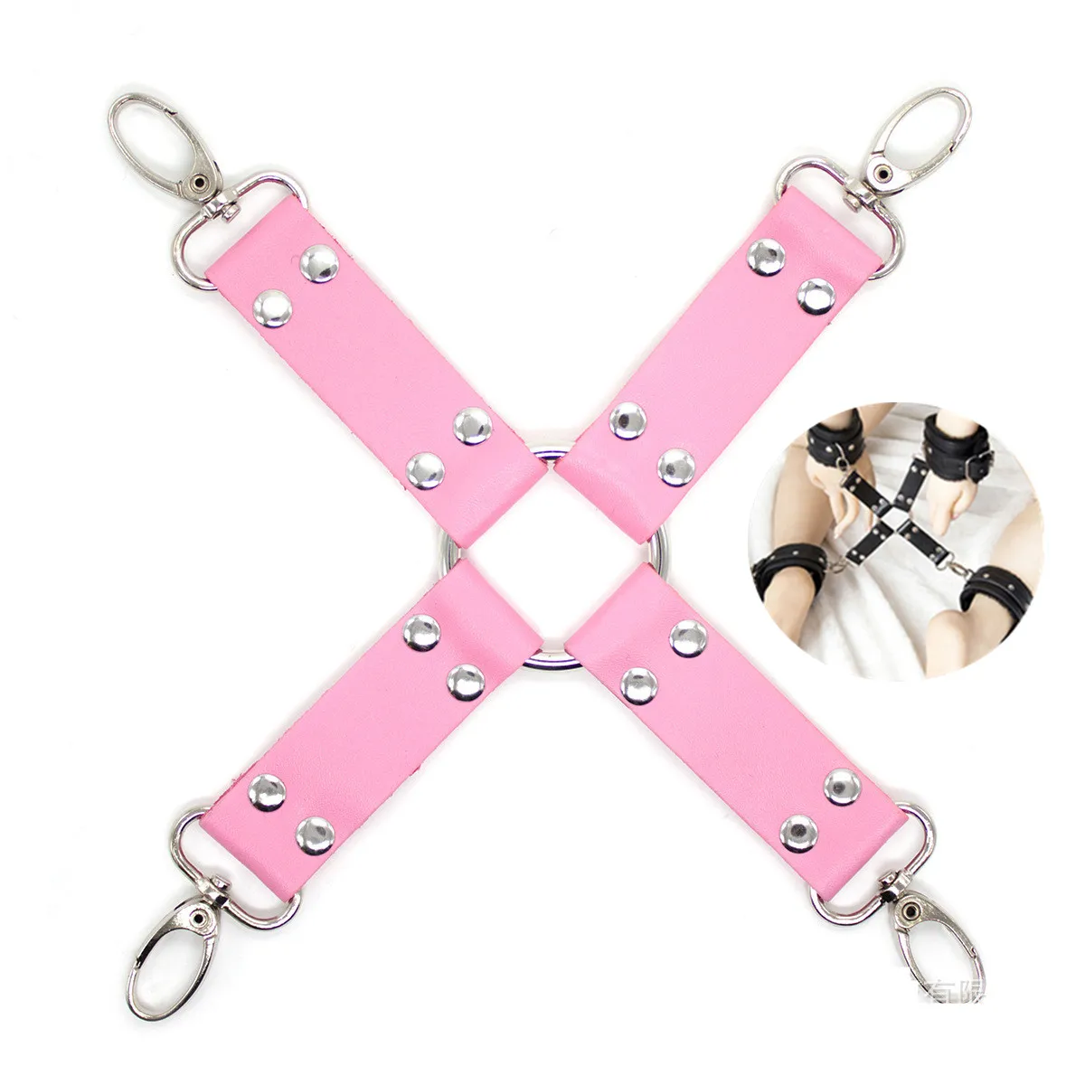 Bdsm Bondage Kit Leather Handcuffs Sets with Whip Nipple Clamps Ball Gag Sex Toys for Women Couples Flirt Games Adult Product Bdsm Bondage Kit Leather Handcuffs Sets with Whip Nipple Clamps Ball Gag Sex Toys for Women Couples Flirt Games Adult Product