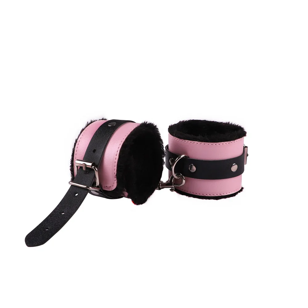 Bdsm Bondage Kit Leather Handcuffs Sets with Whip Nipple Clamps Ball Gag Sex Toys for Women Couples Flirt Games Adult Product Bdsm Bondage Kit Leather Handcuffs Sets with Whip Nipple Clamps Ball Gag Sex Toys for Women Couples Flirt Games Adult Product