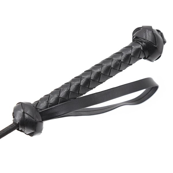 Leather Cosplay Bondage Whip, Crop Spanking Horse Riding Flogger Flapper Cane,BDSM Sex Toys For Couples
