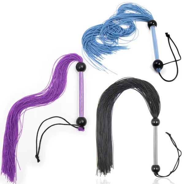New Silicone Whip Bondage Restraint Soft Rubber Whip Role Play Game Riding Crop Flirting BDSM Slave Sex Toys for Couples