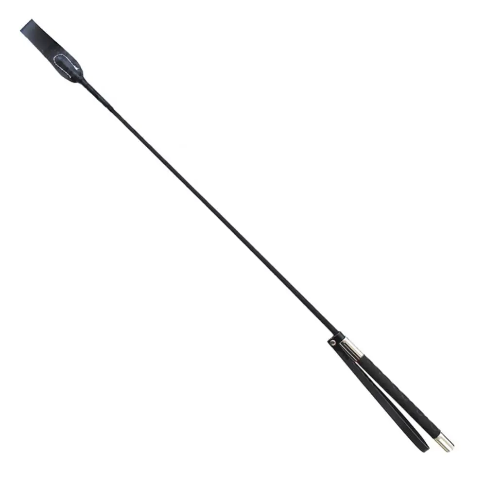 Faux Leather Long Handle Riding Crops Bondage BDSM Spanking Paddle Whips Sex Toy