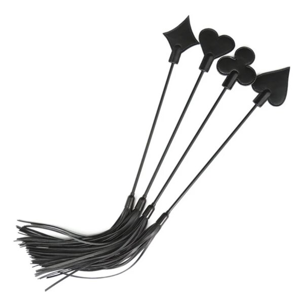Bondage Slim Leather Riding Crop Horse Whip Pony Spanking Knout BDSM Lash Fetish Flogger Sex Product For Couples Women
