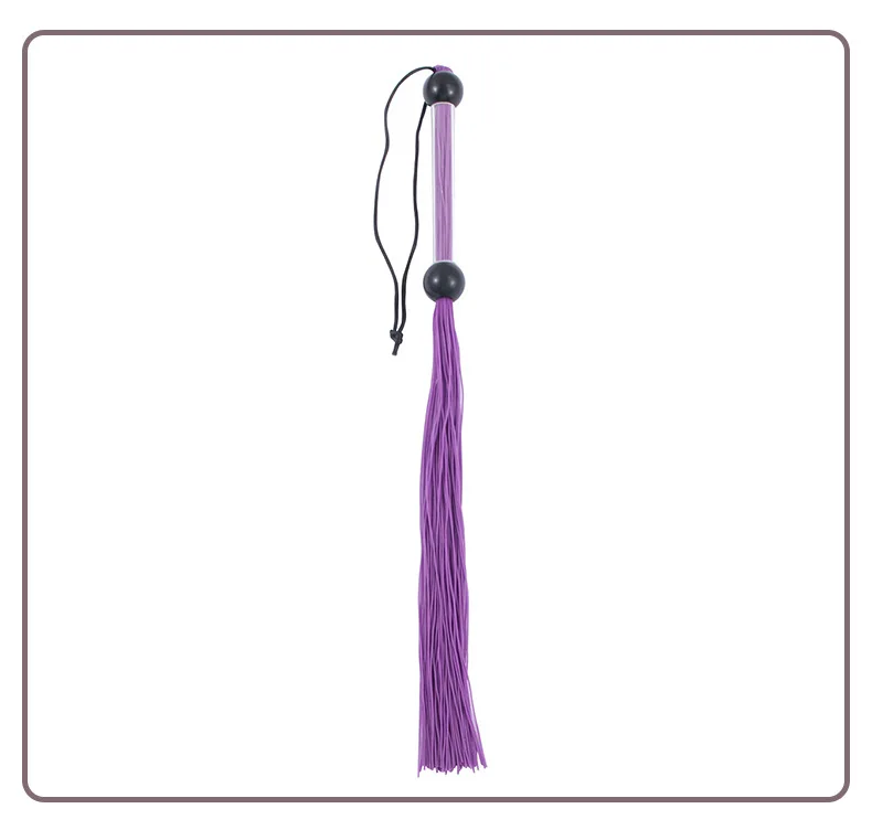 6 Colors Silicone Whip Bondage Restraint Soft Rubber Whips Role Play Game Riding Crop Flirting BDSM Slave Sex Toys for Couples