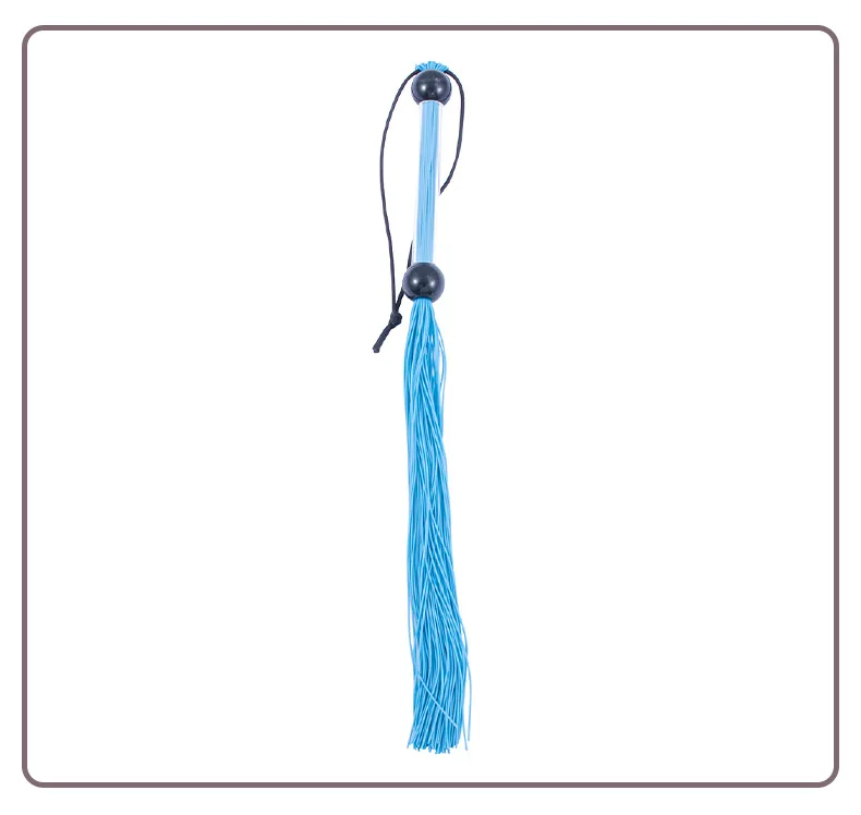 6 Colors Silicone Whip Bondage Restraint Soft Rubber Whips Role Play Game Riding Crop Flirting BDSM Slave Sex Toys for Couples
