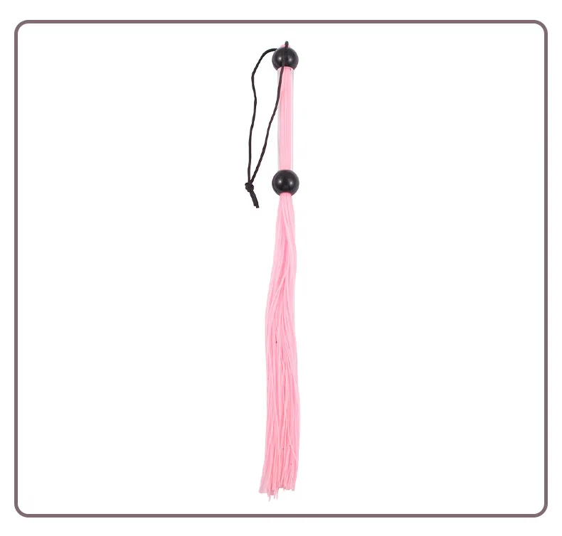 6 Colors Silicone Whip Bondage Restraint Soft Rubber Whips Role Play Game Riding Crop Flirting BDSM Slave Sex Toys for Couples