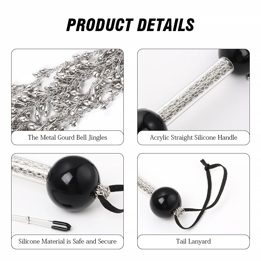 2pcs  Bondage Kits Nipple Clamps with Horse Riding Crop Whip No Piercing Weighted Nipple Clamps For Women Non Piercing Beginner