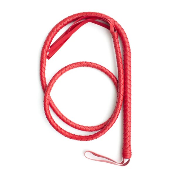 2M Long Bdsm Whip Bondage Erotic Riding Horse Crop Leather Spanking Paddle Pony Play Flogger Sex Toys for Couples Adults Games