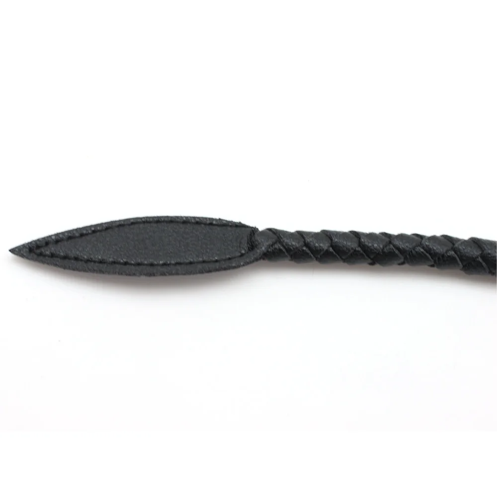 Leather Whip Equestrianism Riding Crop Handmade 95cm Black whip adult games flirt tools cosplay slave bdsm spanking sex toys Leather Whip Equestrianism Riding Crop Handmade 95cm Black whip adult games flirt tools cosplay slave bdsm spanking sex toys