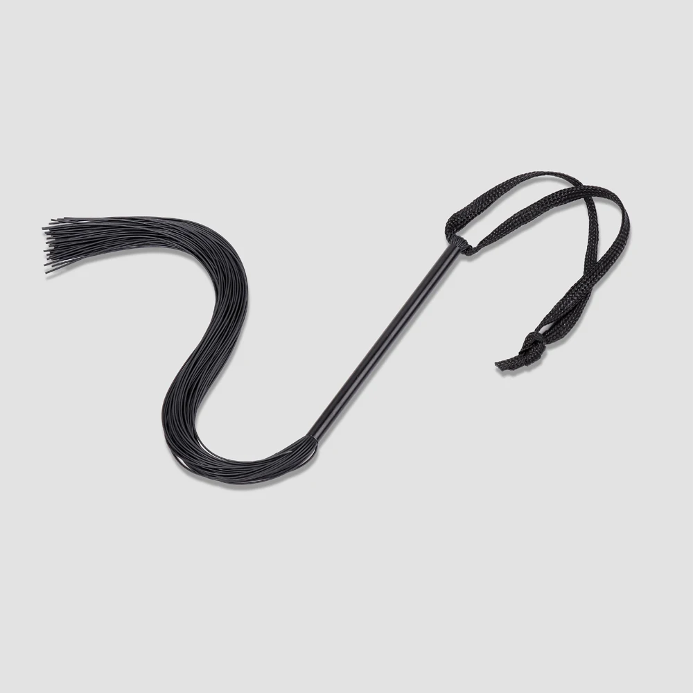 Silicone Tassels Whip Small Bondage Restrainrs Riding Crop BDSM Sexy Flogger Adult Sex Toys for Women and Couples Pleasure Silicone Tassels Whip Small Bondage Restrainrs Riding Crop BDSM Sexy Flogger Adult Sex Toys for Women and Couples Pleasure