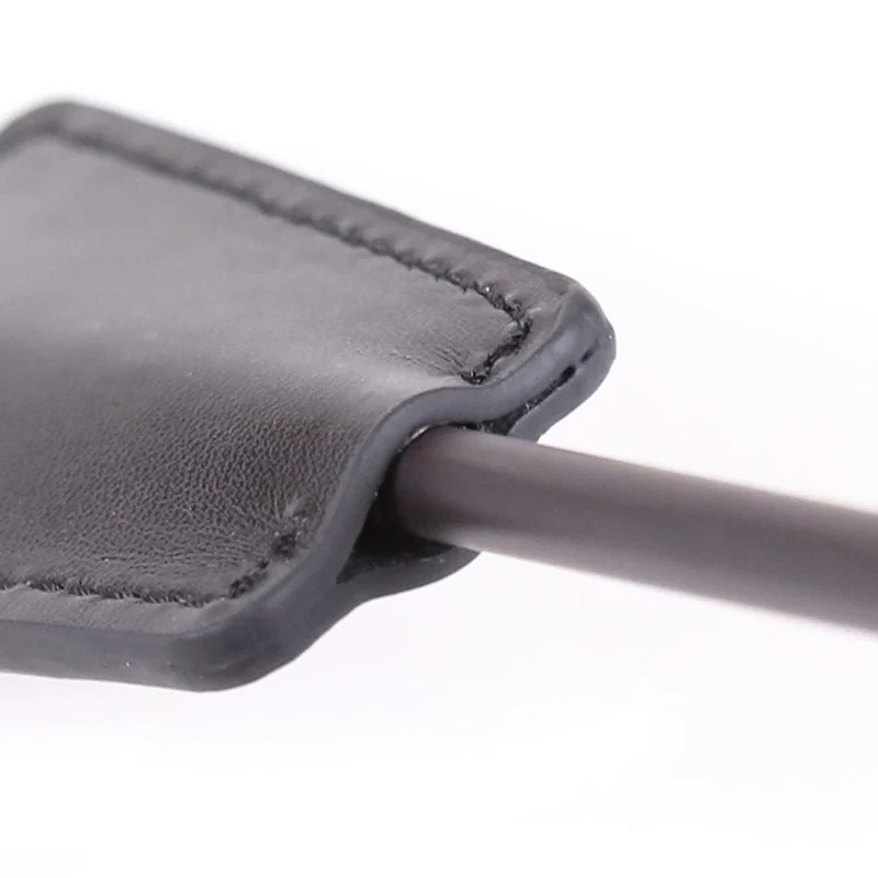 New Erotic Bdsm Feather Tickled Whip Punish Fetish Leather Spanking Paddle Play Flogger Lover Riding Crop Pony Sex Toy