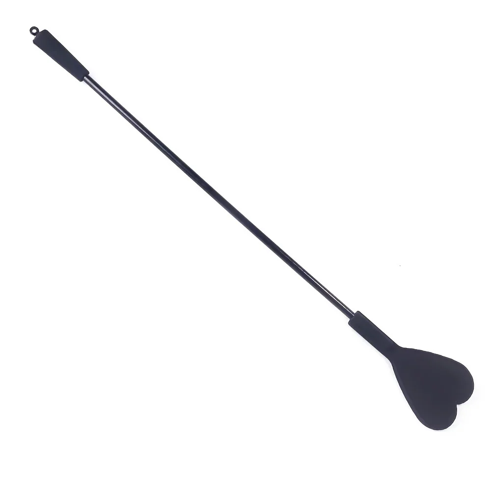14.1inch Silicone Heart Horse Spanking Paddle, Sex Toys, BDSM Flirting Sex Crop Whip, Black/Purple/Red 14.1inch Silicone Heart Horse Spanking Paddle, Sex Toys, BDSM Flirting Sex Crop Whip, Black/Purple/Red