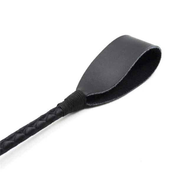 BDSM fantasy Bondage Boutique Slim Leather Riding Crop Whips paddle handle Fetish spank slave submission sex toys for couples