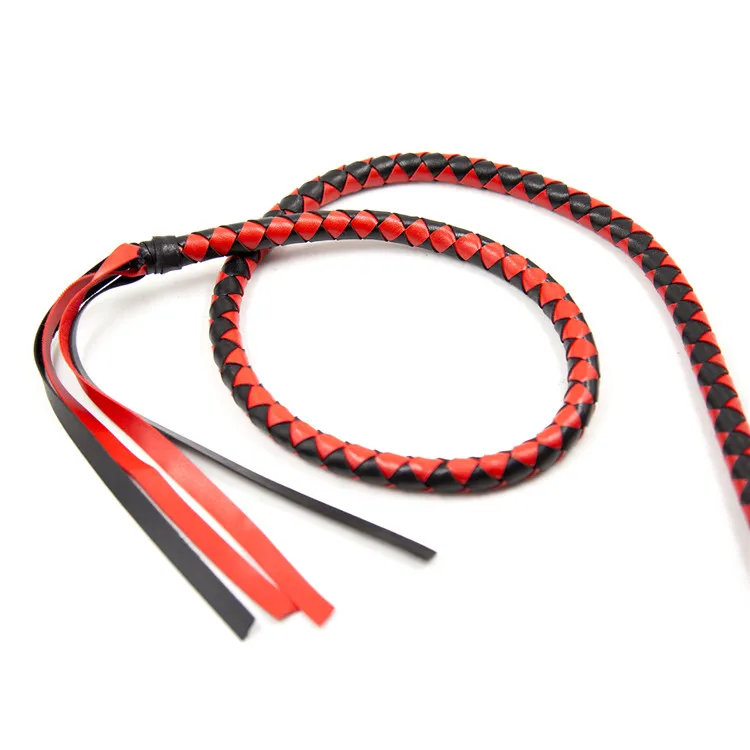 180cm Long Bdsm Slave Leather Whip Erotic Crop Hunting Leather Spanking Paddle Play Bondage Harness Sex Toys Whip for Couples