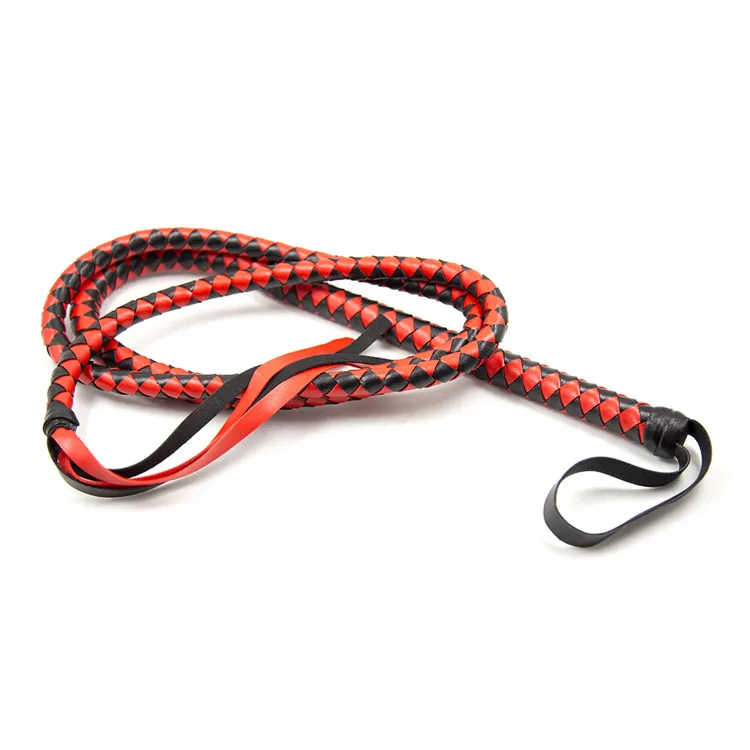 180cm Long Bdsm Slave Leather Whip Erotic Crop Hunting Leather Spanking Paddle Play Bondage Harness Sex Toys Whip for Couples