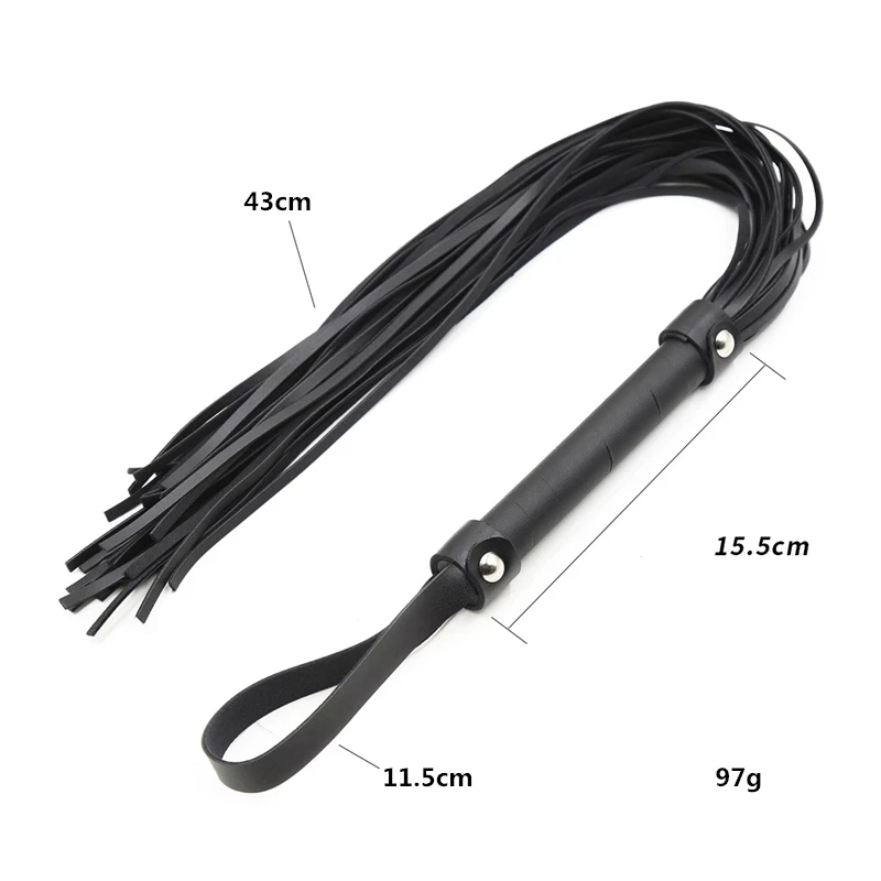Bondage Boutique Slim Leather Riding Crop Horse Whip pony Spanking Knout BDSM Lash Fetish Flogger Sex toys for Women/Couples Bondage Boutique Slim Leather Riding Crop Horse Whip pony Spanking Knout BDSM Lash Fetish Flogger Sex toys for Women/Couples
