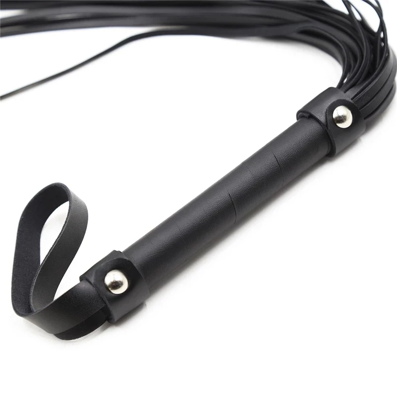 Bondage Boutique Slim Leather Riding Crop Horse Whip pony Spanking Knout BDSM Lash Fetish Flogger Sex toys for Women/Couples Bondage Boutique Slim Leather Riding Crop Horse Whip pony Spanking Knout BDSM Lash Fetish Flogger Sex toys for Women/Couples