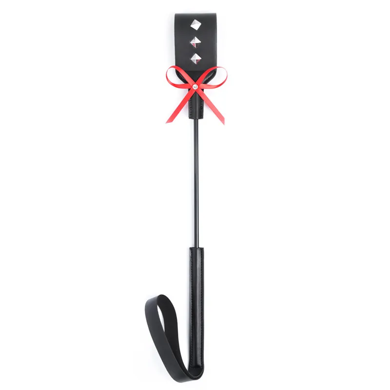Bondage Boutique Slim Leather Riding Crop Horse Whip pony Spanking Knout BDSM Lash Fetish Flogger Sex toys for Women/Couples Bondage Boutique Slim Leather Riding Crop Horse Whip pony Spanking Knout BDSM Lash Fetish Flogger Sex toys for Women/Couples