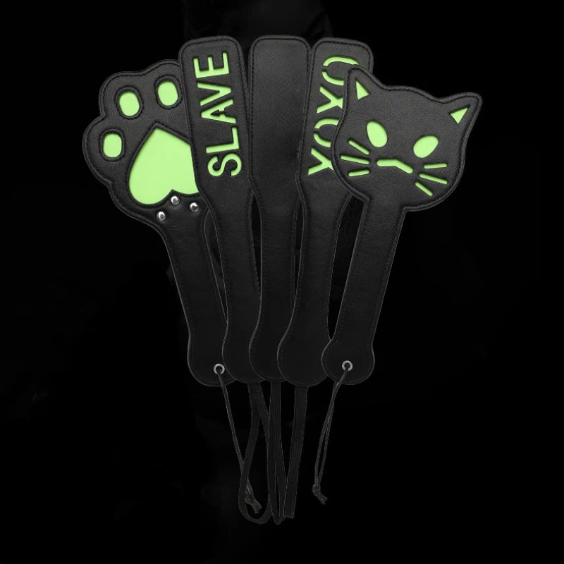 Multiple Styles Luminous Whip Flogger Bondage Flirting Spanking Paddle BDSM Fetish Riding Crop Erotic Sex Toys for Couples Women