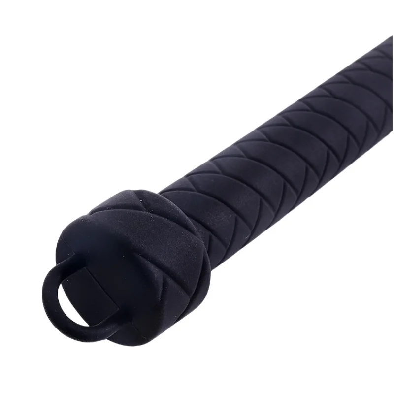 Sexy Simple Black Silicone Elastic Whip with BDSM Fetish Boutique Riding Crop for Couple Flirting Erotic Sex Toys Sexy Simple Black Silicone Elastic Whip with BDSM Fetish Boutique Riding Crop for Couple Flirting Erotic Sex Toys