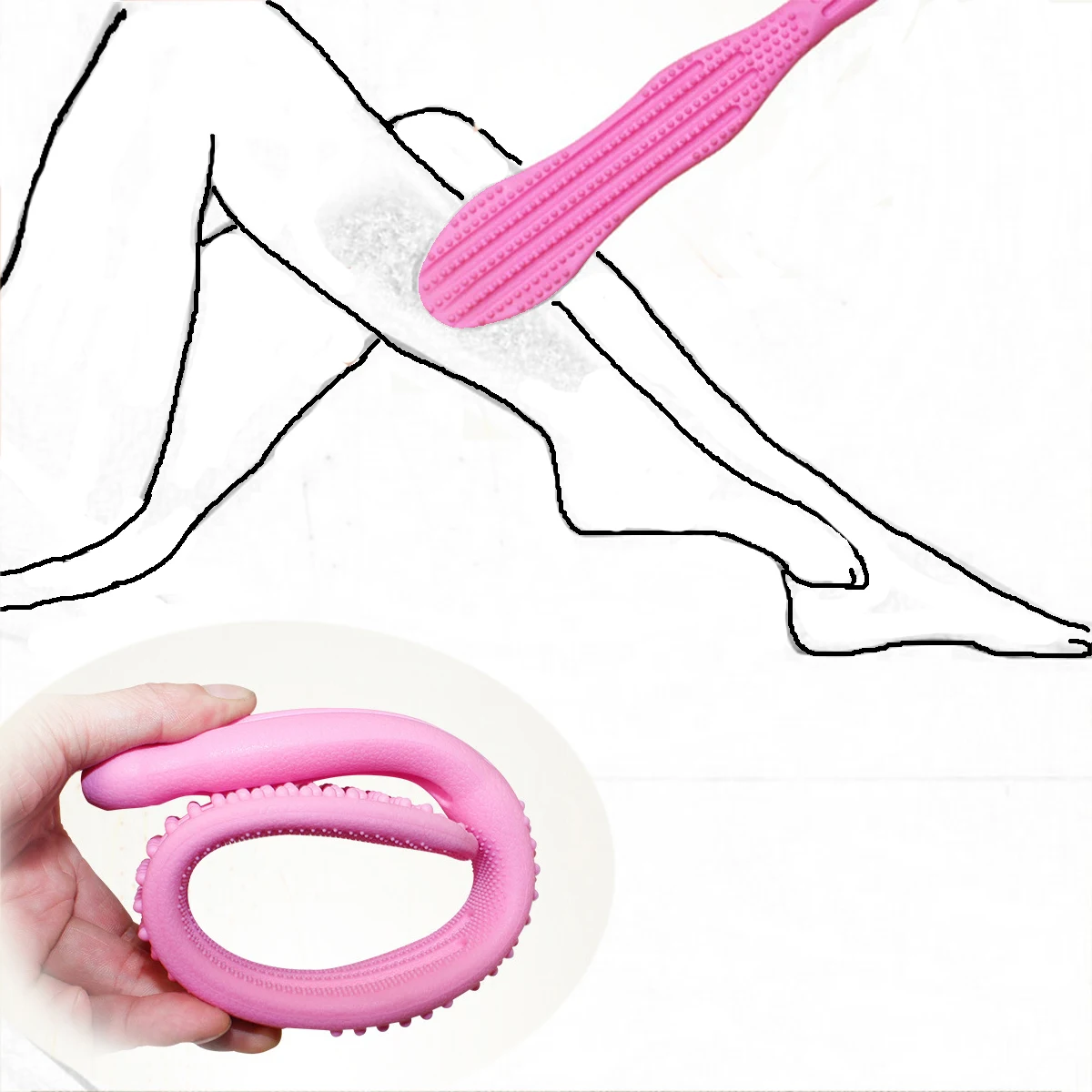 Soft Silicone Whip Flirting Spanking BDSM Fetish Riding Crop Chastity Sex Toy Couple Ladies Spanking Paddle whipping use