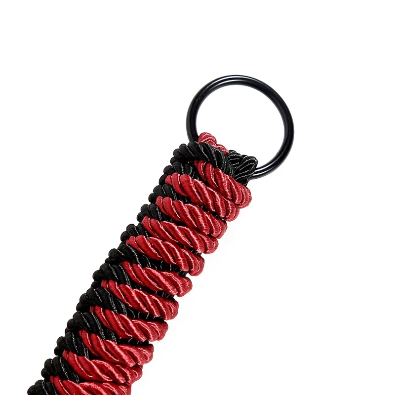 45cm Braid Silk Rope Spot Tassel Whip with Nylon Metal Head Binding Rope for Couple Women Riding Crop Spanking Sex Toys 45cm Braid Silk Rope Spot Tassel Whip with Nylon Metal Head Binding Rope for Couple Women Riding Crop Spanking Sex Toys