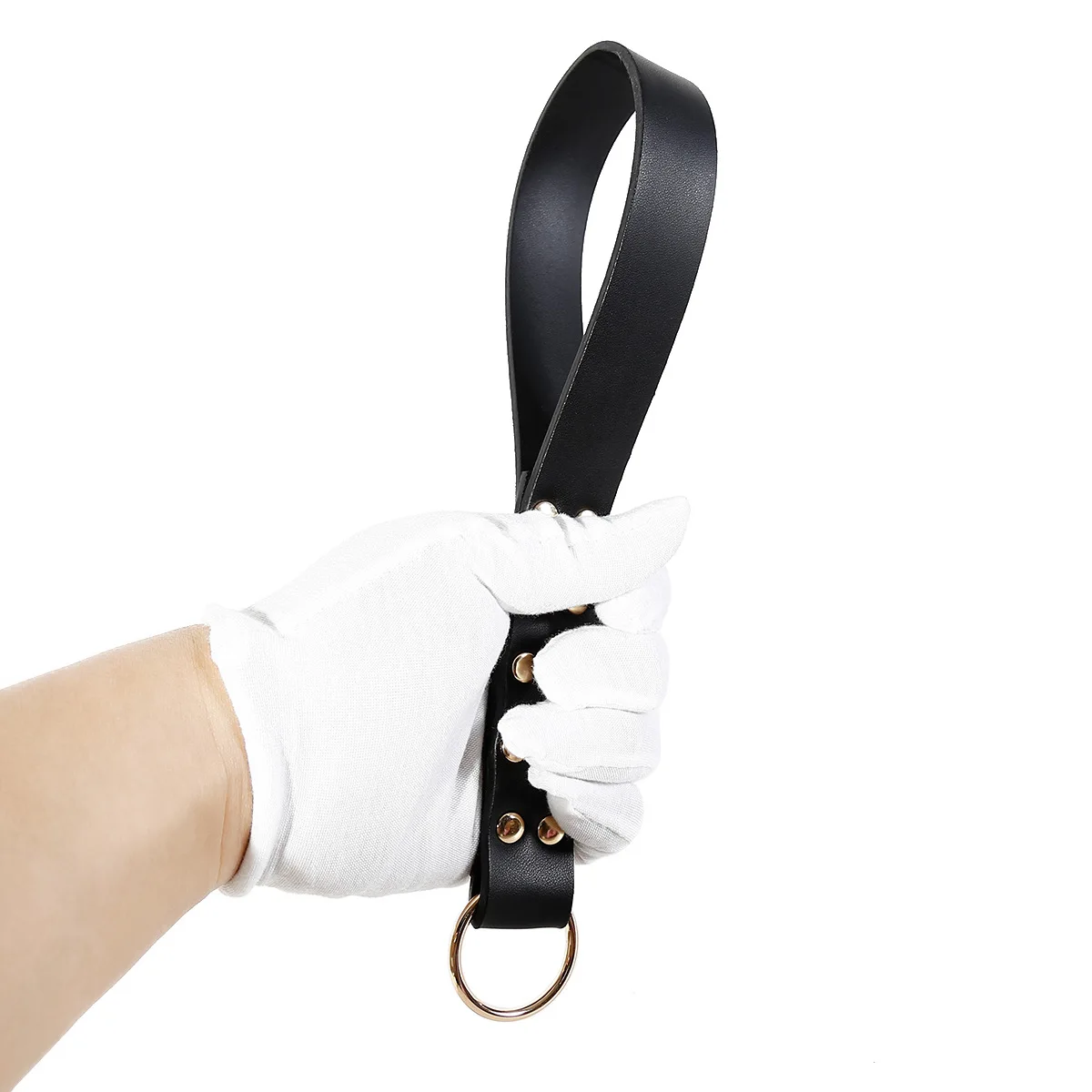 PU leather BDSM Hand Pat Crop Horse Whip Rivet Reinforcement Handle Riding Horse Riding Spanking Paddle Sex Toys for Adults Game PU leather BDSM Hand Pat Crop Horse Whip Rivet Reinforcement Handle Riding Horse Riding Spanking Paddle Sex Toys for Adults Game