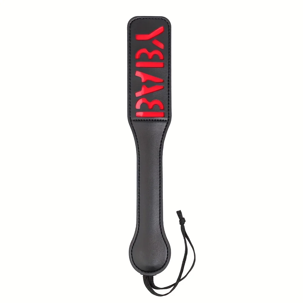 XOXO Spanking  Paddle PU Leather Whip & Crop Bondage Clap  BDSM Alternative Adult Flirting Sex Play Toys For Women and Couples