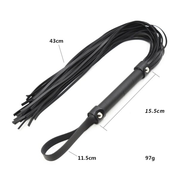 55CM PU Leather Hand Made Sex Whip Bdsm Toys Racing Riding Crop Party Adult Games Flogger Queen Whip Erotic Sex Toys for Adults