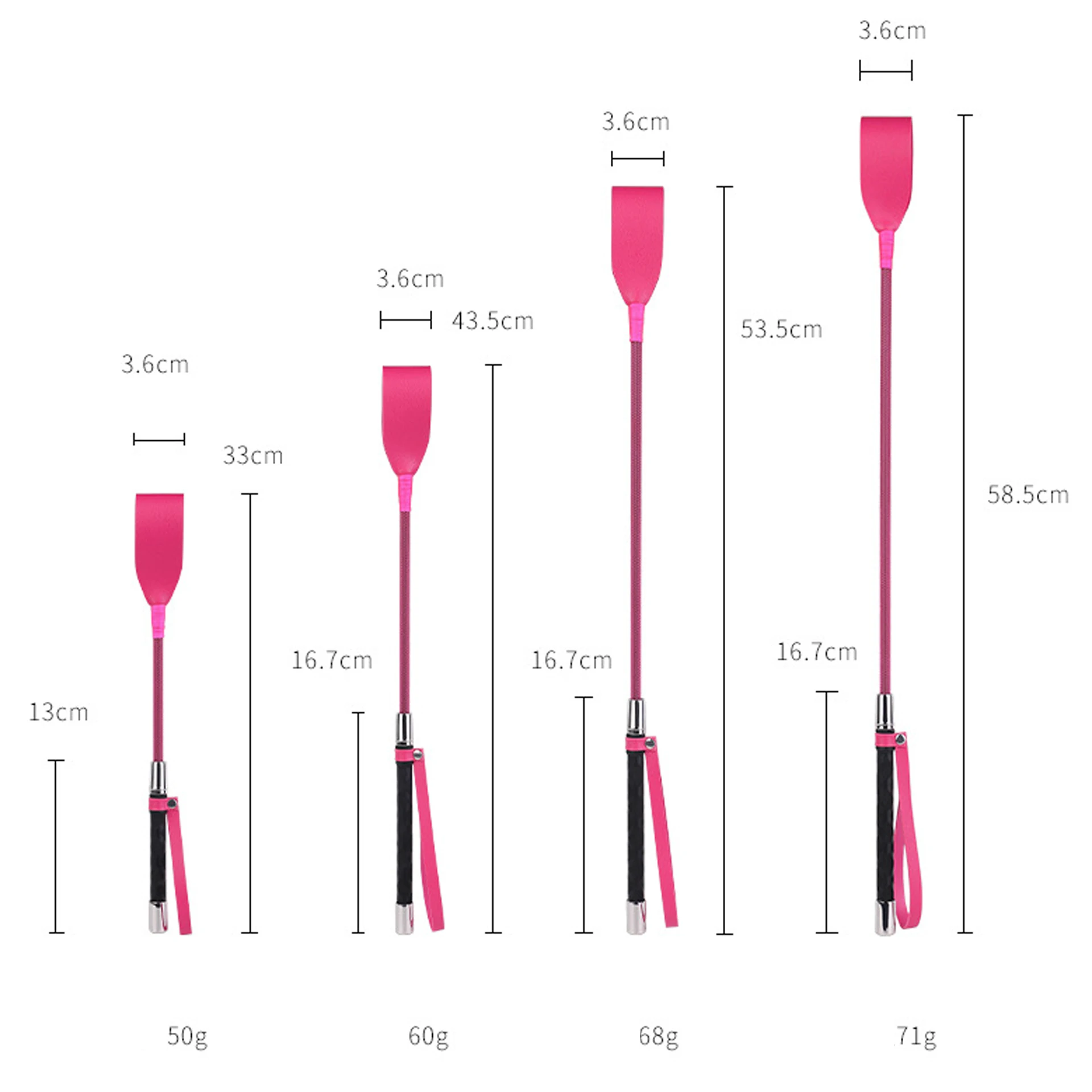 33/43/53/58CM Rose Pink Riding Crop Whip Sex Toys For Couples Women BDSM Spanking Paddle Slave Flogger Fetish Porn Adult Games 33/43/53/58CM Rose Pink Riding Crop Whip Sex Toys For Couples Women BDSM Spanking Paddle Slave Flogger Fetish Porn Adult Games