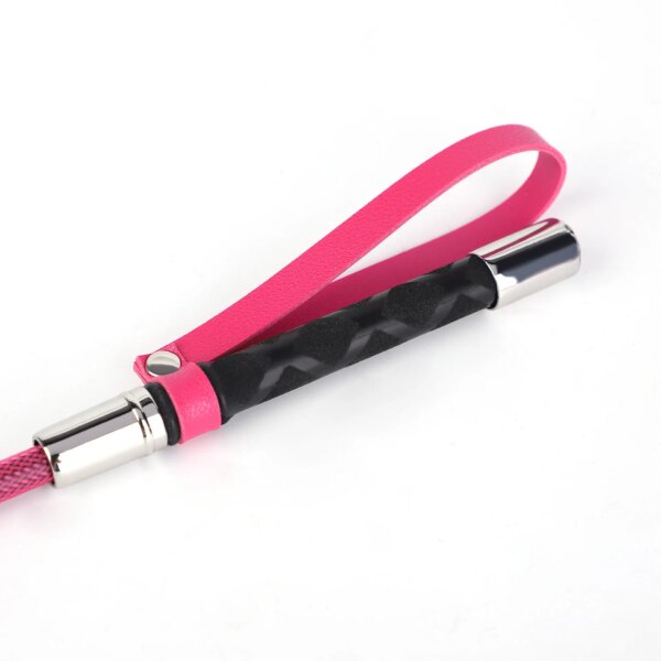 33/43/53/58CM Rose Pink Riding Crop Whip Sex Toys For Couples Women BDSM Spanking Paddle Slave Flogger Fetish Porn Adult Games