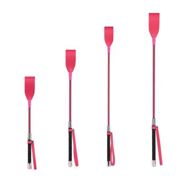 33/43/53/58CM Rose Pink Riding Crop Whip Sex Toys For Couples Women BDSM Spanking Paddle Slave Flogger Fetish Porn Adult Games