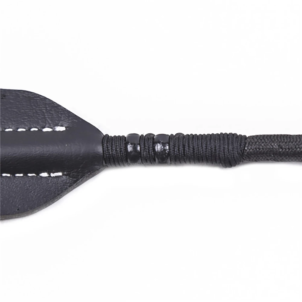 1pc Long Handle Leather Riding Crops BDSM Bondage Spanking Paddle Whips Sex Toy for Men Women Couples Sex Shop Adult Games 18+