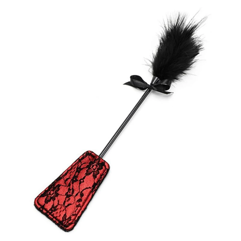 Feather Whip Naughty Fancy Paddles Erotic Fetish Flirting Tickler Tease Couples Game Tool Cosplay Adult Sex Toys