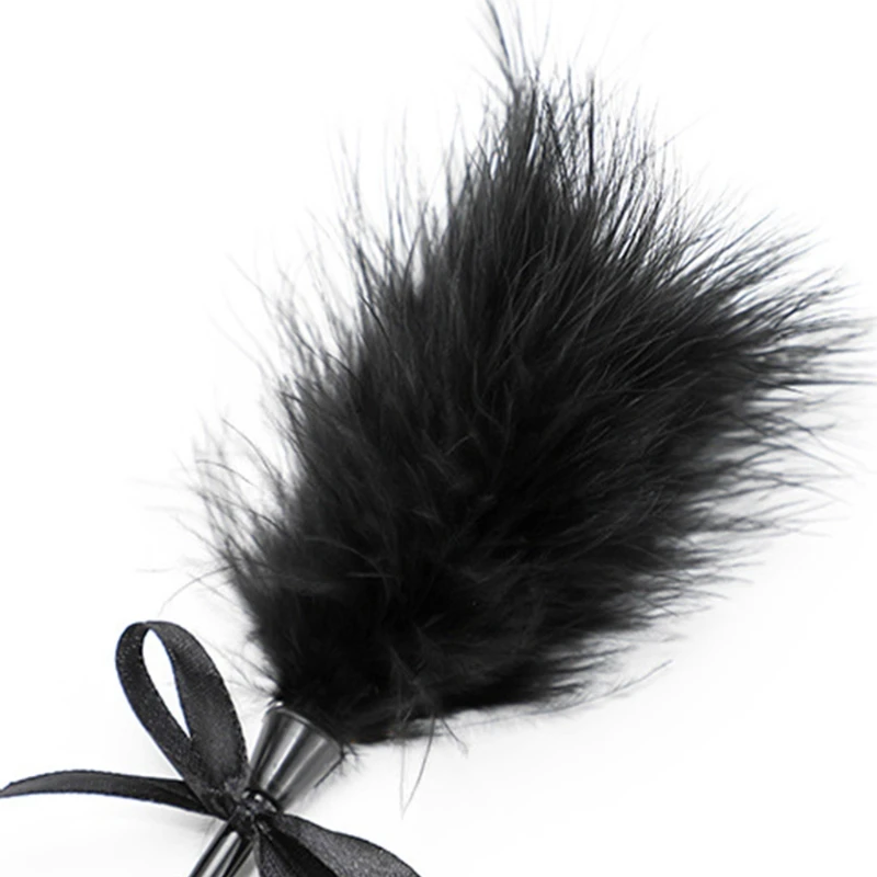 Feather Whip Naughty Fancy Paddles Erotic Fetish Flirting Tickler Tease Couples Game Tool Cosplay Adult Sex Toys