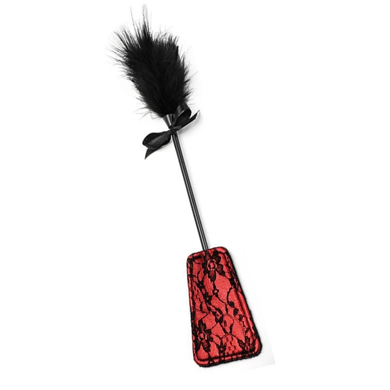 Feather Whip Naughty Fancy Paddles Erotic Fetish Flirting Tickler Tease Couples Game Tool Cosplay Adult Sex Toys