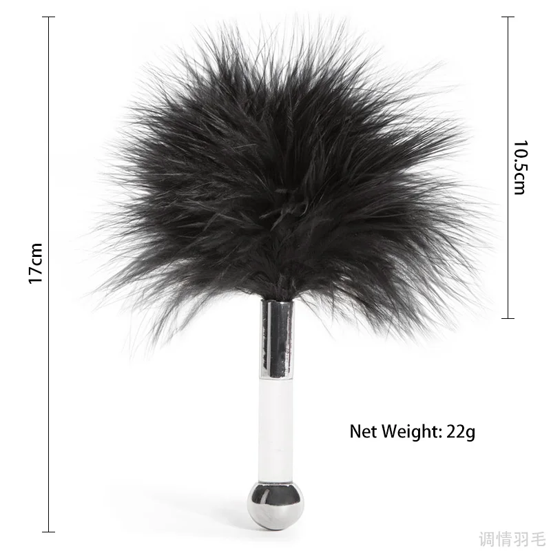 Fetish Tease Feather Tickler Bdsm Bondage Foreplay Sensory Tickled Stimulator Feather Adult Games Sex Toys for Couples Sex Shop