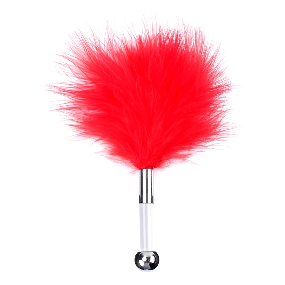 Fetish Tease Feather Tickler Bdsm Bondage Foreplay Sensory Tickled Stimulator Feather Adult Games Sex Toys for Couples Sex Shop