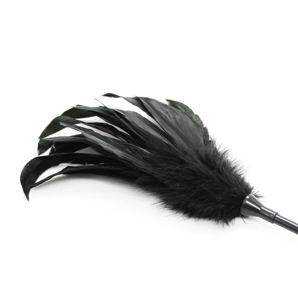 Feather Whip Sex Toys Flirt toys Sexy Whip Toy for Couple Sex Fun Game BDSM Tickle Wand Adult Games Sex Products Teaser Tickler