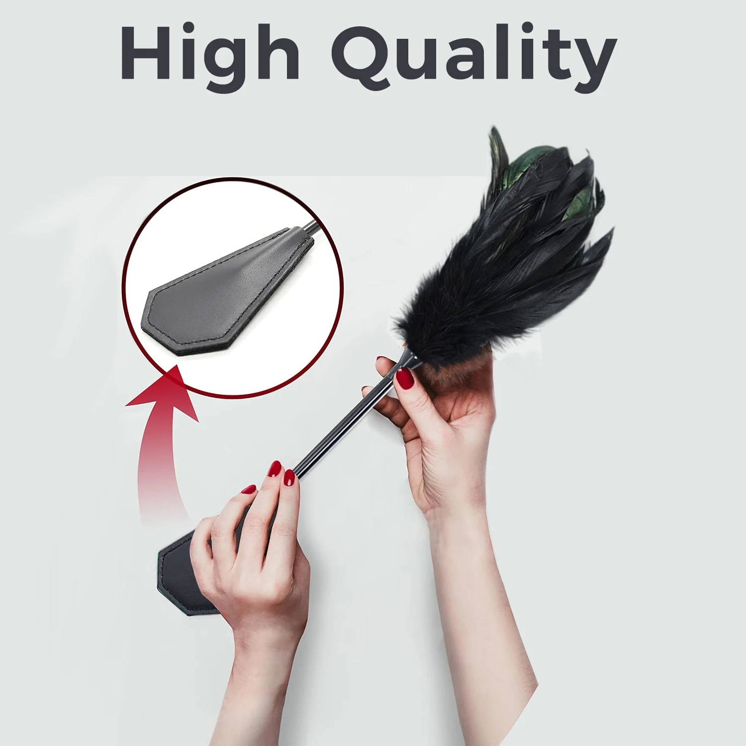 Feather Whip Sex Toys Flirt toys Sexy Whip Toy for Couple Sex Fun Game BDSM Tickle Wand Adult Games Sex Products Teaser Tickler