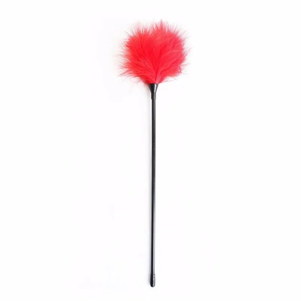 Sex Toys 27cm Flirt Feather Whip Spank Flogger Clit Tickler BDSM Bondage Slave Erotic Adult Toy Sm Game Sex Shop